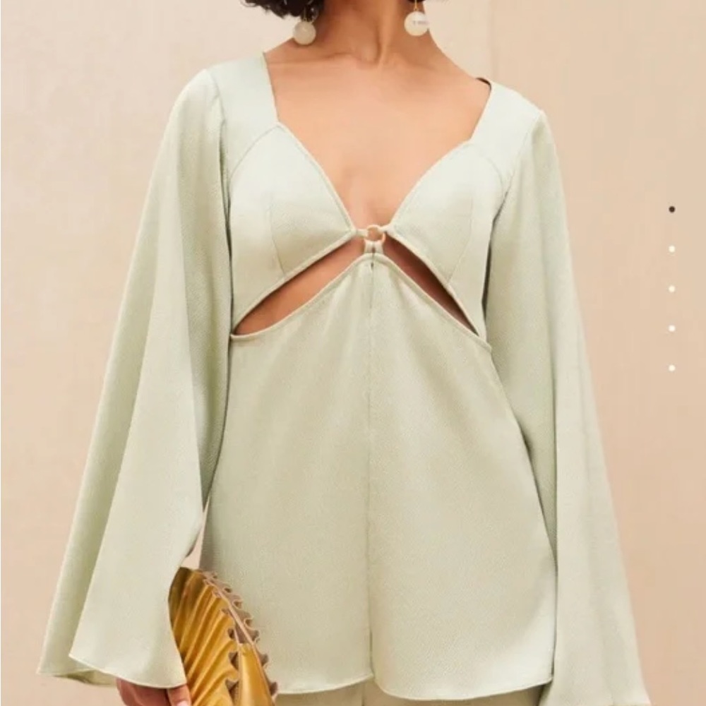 CULT GAIA New Alina Top in Jade